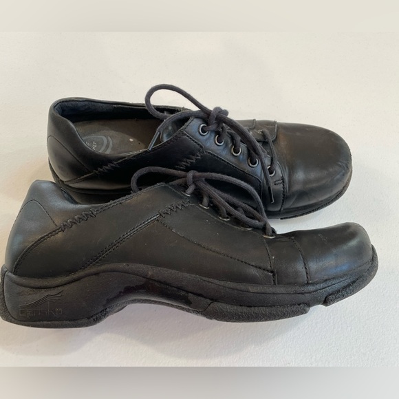 Dansko Shoes - Dansko Black Shoes 41 Womens 10.5-11 Chunky Oxford lace up Business casual